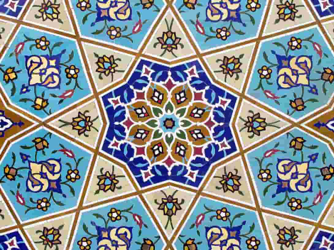 تصویر 2 از کاشی طرح دار رنگی جلوه چند رنگ برای طراحی خلاقانه